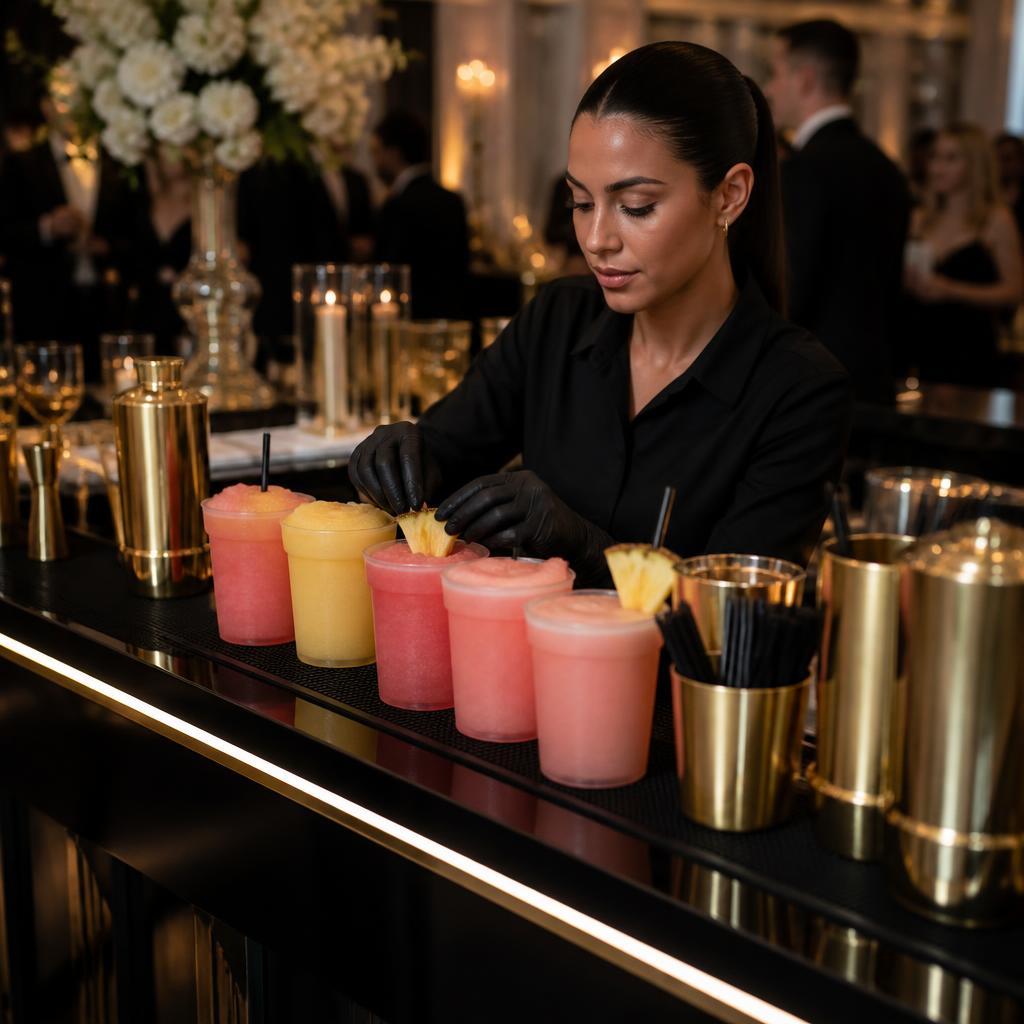 Frozen cocktail station