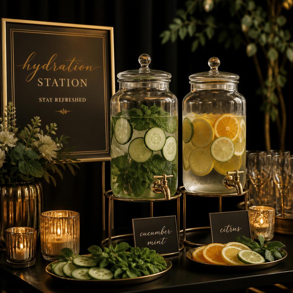 Refined hydration station setup